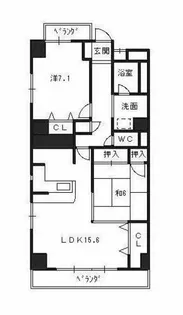 Virtuous Life【10階】の間取り