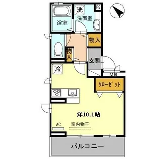 メゾン ソレイユ【3階】の間取り
