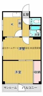 Olive御崎【4階】の間取り