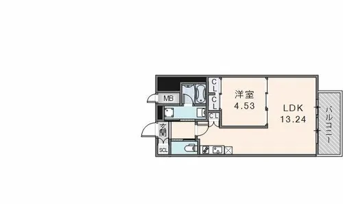 プレジオ永和ASIAN【3階】の間取り