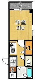 今里西青山ビル【505号室】の間取り