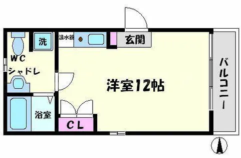 Kサンク【1階】の間取り