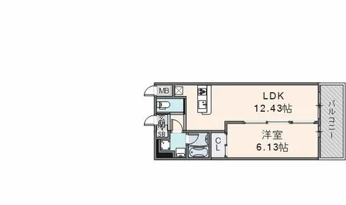 プレジオ永和ASIAN【11階】の間取り