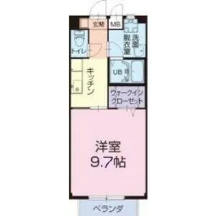 サープラスあじまⅡ【2階】の間取り