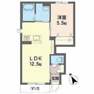 リオ【1階】の間取り