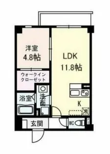 SOLASIA residence九条【2階】の間取り