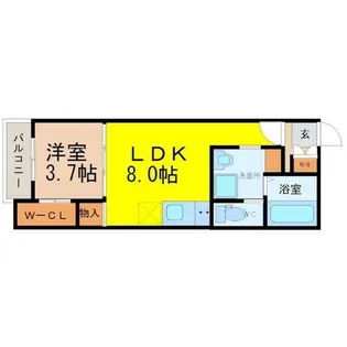 カーネルビレッジ【3階】の間取り