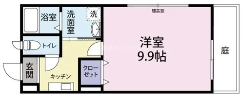 アムールREVE【1階】の間取り