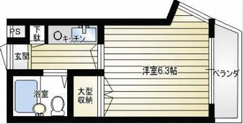 ジョイ甲子園【2階】の間取り