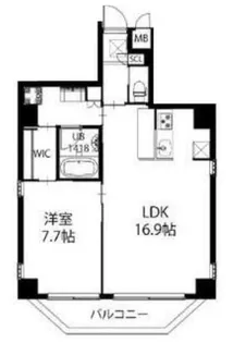 B-PROUD天満橋【9階】の間取り