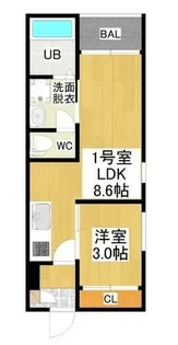 REGALEST星ヶ丘【2階】の間取り