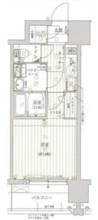 レジュールアッシュ京橋ファーストステージ【5階】の間取り
