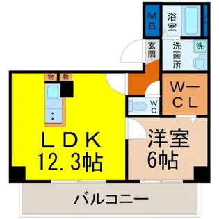 SOLARE(ソラーレ)【3階】の間取り