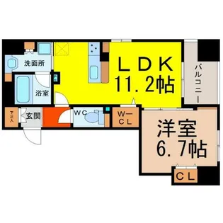ルーエ錦【3階】の間取り