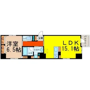 ルーエ錦【3階】の間取り