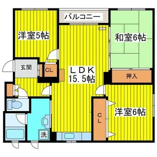 ピュアN19【2階】の間取り