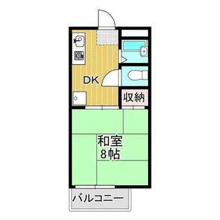 サンパーソン21 B【2階】の間取り