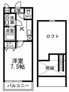 プライム・ヒルズ【203号室】の間取り