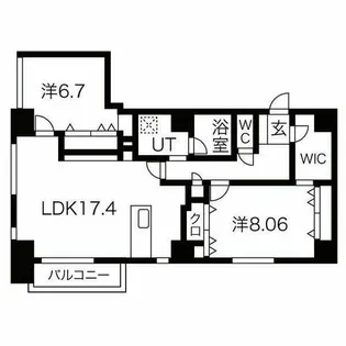 C・P・Pure隼人町【2階】の間取り