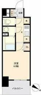 アステリ鶴舞トゥリア【7階】の間取り