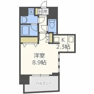 1Rの間取り画像