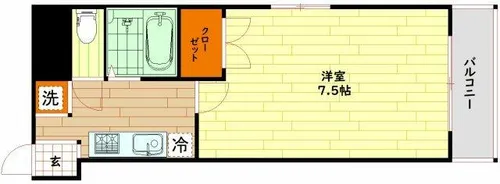 メゾン尾上【7階】の間取り