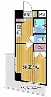 KMマンション北方【6階】の間取り