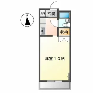 シャトレ妙興寺【1階】の間取り