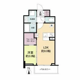 セレニテ谷町四丁目アリエ【2階】の間取り