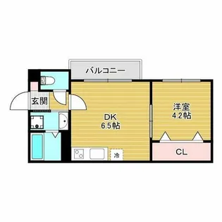 ART KISHIBE NORTH【3階】の間取り