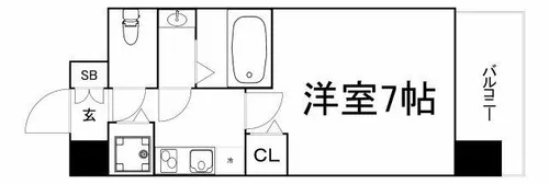 セイワパレス玉造上町台【5階】の間取り