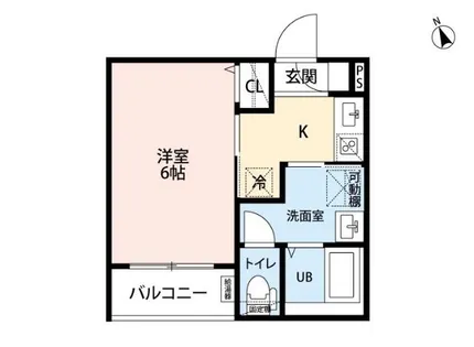 レイルズ新守山【2階】の間取り
