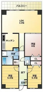 PHOENIX COURT 交野Ⅰ【3階】の間取り