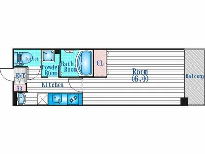 LINK GALAXY【7階】の間取り