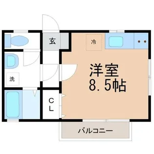 フォレスト芳川【201号室】の間取り