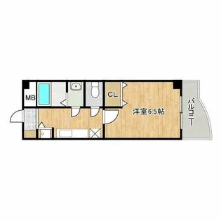 ロンシャン【4階】の間取り