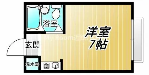 バッハレジデンス長瀬【210号室】の間取り