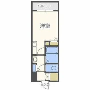 レジデンス福島Ⅱ【3階】の間取り