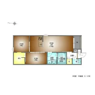 REGALEST廿軒家【2階】の間取り