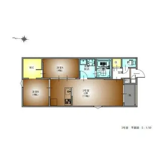 REGALESTラヴ守山【203号室】の間取り