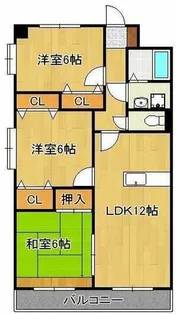 ミラドールF【7階】の間取り