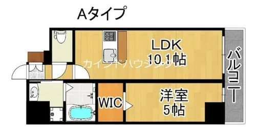 グランパシフィック花園innovation【9階】の間取り