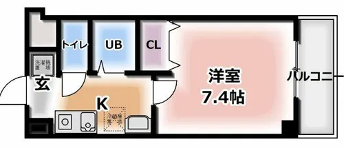 大阪府寝屋川市香里新町【マンション】の間取り