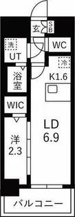 メイクスアート名古屋城西【8階】の間取り