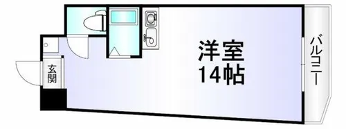 サンシティ日明【4階】の間取り