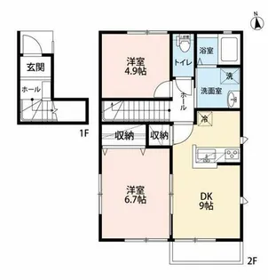 さくらビレッジⅡ【2階】の間取り