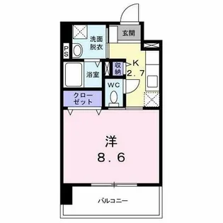 グラーツィア畠中【5階】の間取り