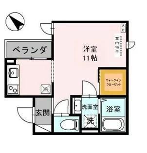 フェリオ鳴尾【1階】の間取り