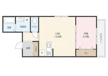 ビエノス焔魔堂【2階】の間取り