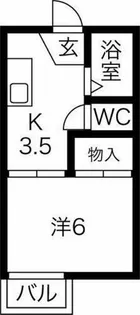 ファミールハイツ D棟【2階】の間取り